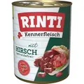 Produktbild: RINTI Kennerfleisch Hirsch | 12x 800g Hundefutter nass