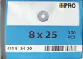 Produktbild: Unterlegscheibe Kotflügelscheibe 8.4 mm 24 mm Stahl verzinkt 100 St. SWG