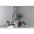 Produktbild: Gardenson Hängesessel, Grau, Schwarz, Kunststoff, 132x205x130 cm, wetterbeständig, Gartenmöbel, Hängesessel
