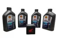 Produktbild: 4 Liter Öl Shell Advance 10w 40 + Originaler Honda SH 125/150/300 Filter