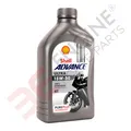 Produktbild: Shell Advance 4T 15W-50 Ultra 100% Synthetisches Motorradöl - 1 Ltr