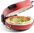 Produktbild: Clatronic® Pizzaofen | Ofen 350°C f. italienische Steinofen Pizza zu Hause | Pizza in unter 5 min.| inkl. Pizzastein Ø32cm und Zubehör | PM 3787