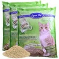 Produktbild: Lyra Pet® | 3 x 10 Liter Lyra Power Grasfaser Klump Katzenstreu | Natürliche, biologisch abbaubare Klumpstreu | 500% Saugkraft | Auch für empfindliche Katzen | Staubarm für eine saubere Wohnung