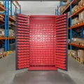 Produktbild: Jet-Line | Kleinteileschrank Moldau |anthrazit | 1.2 x 2 m | Aufbewahrung | Schraubenschrank | Stahlschrank | 340 Boxen | Möbel | XXL | Organisation