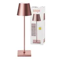 Produktbild: SIGOR Nuindie - Dimmbare LED Akku-Tischlampe Indoor & Outdoor, IP54 spritzwassergeschützt, Höhe 38 cm, aufladbar mit Easy Connect, 12 h Leuchtdauer, rosegold