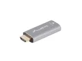 Produktbild: 5901969441468 HDMI(M)-Displayport(F)4K adapter silver LANBERG