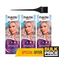Produktbild: Palette 10-19 Cool Silver Blonde 3er Pack Haarfarbe Creme Salon-Style Großpac...