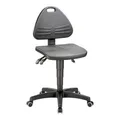 Produktbild: bimos Arbeitsstuhl Isitec mit Rollen und PU-Schaum schwarz Sitzhöhe 430-600 mm