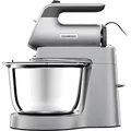 Produktbild: Kenwood Chefette HMP54.000SI - Handmixer und Küchenmaschine in einem, 3,5 l Edelstahl-Schüssel, variable Geschwindigkeit + Pulse-Funktion, 650 Wa... - Silber