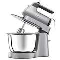 Produktbild: Kenwood Chefette HMP54.000SI - Handmixer und Küchenmaschine in einem, 3,5 l Edelstahl-Schüssel, variable Geschwindigkeit + Pulse-Funktion, 650 Watt, Silber