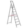 Produktbild: Euroline 22577 Stufenstehleiter mit Sicherheitsbrücke 8 Stufen