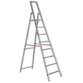 Produktbild: Euroline 22577 Stufenstehleiter mit Sicherheitsbrücke 8 Stufen