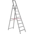 Produktbild: Euroline 22577 Stufenstehleiter Mit Sicherheitsbrücke 8 Stufen