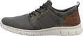 Produktbild: Rieker Herren Sneaker Stoff Schlupfschuh Gummizug B7796, Größe:46 EU, Farbe:Grau