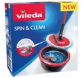 Produktbild: Vileda Wischmopp VILEDA Spin & Clean wischmop, (Packung), flexibler Reinigungskopf für schwer erreichbare Stellen