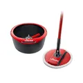 Produktbild: Vileda spin & clean Wischsystem 10L Rot Schwarz — ergonomisches Design
