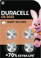 Produktbild: Duracell DURA Lithium Knopfzelle CR2025 3V 4er 4 Stück,