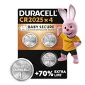 Produktbild: Duracell CR2025 Knopfzellen (4 Stück), CR 2025 Lithium-Knopfzelle 3 V