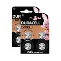 Produktbild: 2x Duracell CR 2025 DL 2025 CR2025 Lithium Knopfzelle 3v Batterien 4er Blister