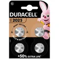 Produktbild: Duracell Knopfzelle CR 2025 3 V 4 St. 165 mAh Lithium Elektro 2025
