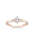 Produktbild: THOMAS SABO Ring Vintage weiße Steine roségold vergoldetes Silber TR2325-416-14-48