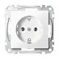 Produktbild: Merten MEG2301-0319 Steckdosen-Einsatz System M polarweiss glänzend