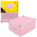 Produktbild: Idena Aufbewahrungsbox faltbar rosa 35x28x17cm