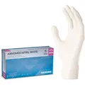 Produktbild: Arnomed Einmalhandschuhe Nitril White, weiß, 100 Stk, Nitril, chemikalienbeständig, lebensmittelecht, Größe M, 100 Stück