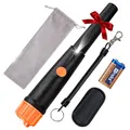 Produktbild: Metalldetektor Pinpointer - SUNPOW IP68 Komplett Wasserdicht 360° Suchen Metallsuchgerät mit Gürtel Holster, Summton Vibration Klang (DREI Modi), 9V Batterie & Samtbeutel Inklusive