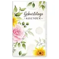Produktbild: Trötsch Verlag Geburtstagskalender Trötsch Taschenkalender Geburtstagskalender Blumen