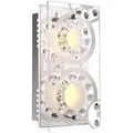 Produktbild: Globo Lighting Led, Silber, Glas, 12x9.5x24 cm, Lampen & Leuchten, LED Beleuchtung, LED-Wandleuchten