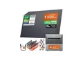 Produktbild: Solarway® All In One Balkonkraftwerk mit Speicher 3000W komplett Steckdose - 5,4 kWh Anker SOLIX 3 PRO Speicher - Solaranlage Komplettset - 500W bifaziale Solarmodule & Anker Speicher & Zubehör