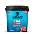 Produktbild: Bodylab24 EAA Extreme 500g, Essentielle Aminosäuren angereichert mit 1,5g Glutamin, 1g Alanin und den Vitaminen B6 und B3 als fruchtiges Getränk für Regeneration und Muskelaufbau, Wassermelone