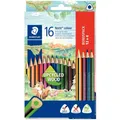 Produktbild: STAEDTLER NORIS® COLOUR 16 BUNTSTIFTE-FARBSTIFTE-DREIKANT Rutschfeste Softoberfl