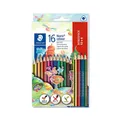 Produktbild: Staedtler Noris Colour Buntstifte 16 Farben im Etui Malstifte Kinder Farbstifte