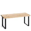 Produktbild: Zeller Present 27429, Regalboden, Freistehend, Bambus, Metall, Schwarz, Natürlich/Natur, Universal, 1 Regale