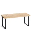 Produktbild: ZELLER 27429 Regal Bambus/Metall, schwarz, ca. 36 x 15,5 x 15,5 cm