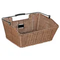 Produktbild: Asista Fahrrad Hinterrad Korb Mateo 40x30x18cm Braun Engmaschig Kunststoffbänder