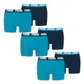 Produktbild: PUMA Herren Boxer Boxershorts Shorts Unterhosen Comfort Stretch 6er Pack, Wäschegröße:L, Artikel:-013 Speed Blue