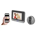Produktbild: Sygonix Video-Türsprechanlage Wi-Fi Türsprechanlage mit Türspion SY-5050582 (Spionkamera)