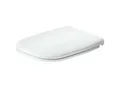 Produktbild: Duravit Univavo WC-Sitz Eckig 0024390000 Absenkautomatik, abnehmbar, Scharniere Edelstahl, Weiß