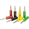Produktbild: Blanko Bananenstecker Set Farbig 8 Stück