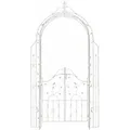 Produktbild: Clp - Rosenbogen Grenada Mit Tor Antik Weiß
