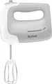 Produktbild: Tefal Handmixer Prep'Mix HT450B38 | 450W | 5 Stufen | Edelstahl-Schneebesen & Knethaken | Weiß/Grau