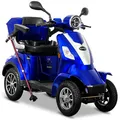 Produktbild: Rolektro, E-Quad 25 Blau 1000 Watt Elektromobil E-Scooter E-Roller Seniorenmobil