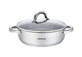 Produktbild: Flach Topf mit Deckel (6l, Ø28cm)