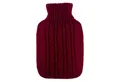 Produktbild: Hugo Frosch Wärmflasche 1,8l Klassik mit Strickbezug, Made in Germany - rot