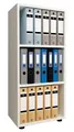 Produktbild: VCM Standregal Holz Büro Regal Bücher Ordner Aktenregal Ulas 3f
