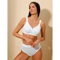 Produktbild: Bügelloser BH SUSA, Damen, Gr. 80, Cup B, weiß, 75% Polyamid, 19% Elasthan, 6% Baumwolle, BHs