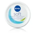 Produktbild: NIVEA Soft Erfrischende Feuchtigkeitscreme, leichte Creme mit Vitamin E und 100% natürlichem Jojoba-Öl, schnell einziehende Hautcreme für intensive Feuchtigkeit (50 ml)